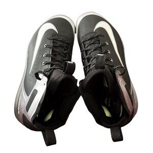 Nike Pro Alpha Baseball Cleats Metal Huarache Elite Men Size 13 Black Silver New